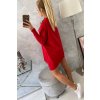 slo pl Mikina oversize s asymetrickymi stranami cervena 15785 4