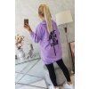 slo pl Mikina s potlacou The world is yours fialova 18272 6
