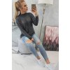 slo pl Sveter s vysokym krkom s diamantovym vzorom grafit 18765 3