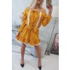 slo pl Saty s rovnym vystrihom a cipky horcica 16105 5