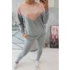 slo pl Suprava s potlacou amour tmave pudrovo ruzova seda 20712 5