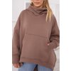 slo pl Mikina zateplena oversize mocca 21682 6