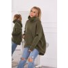 slo pl Mikina zateplena oversize khaki 21685 4