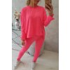 slo pl Suprava s oversize bluzkou ruzovy neon 21194 2