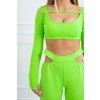 slo pl Suprava s top bluzkou zeleny neon 21207 4
