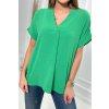 slo pl Bluzka s vystrihom do V zelena 24446 5