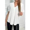 slo pl Bluzka s vystrihom do V ecru 24290 2