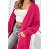 slo pl Sveter dlhy sveter fuchsia 25877 3