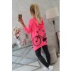 slo pl Mikina s potlacou na bicykli ruzovy neon 18427 6