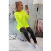 slo pl Mikina s potlacou na bicykli zlty neon 18435 7