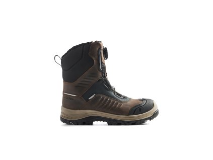 2493 Zimní kotníková obuv STORM (Farba Hnedá/cerná, Veľkosť 35)