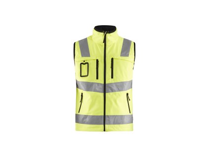 3049 Výstražná Softshellová vesta (Farba Žlutá, Veľkosť XS)