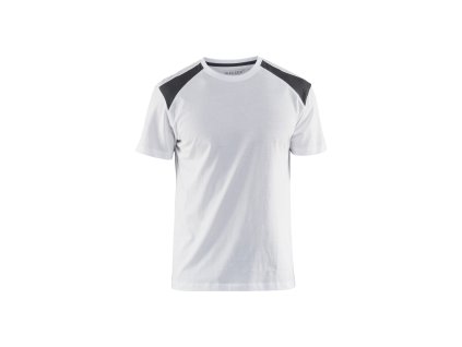 3379 Tricko (Farba Bílá/tmave šedá, Veľkosť XS)