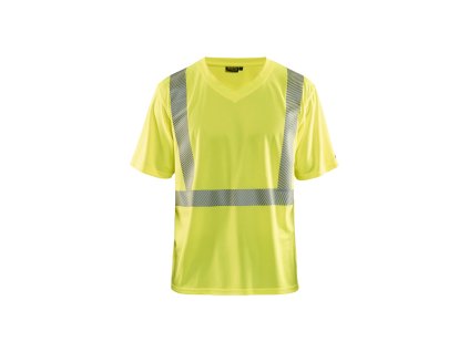 3386 Výstražné tricko s ochranou proti UV zárení (Farba Žlutá, Veľkosť XS)