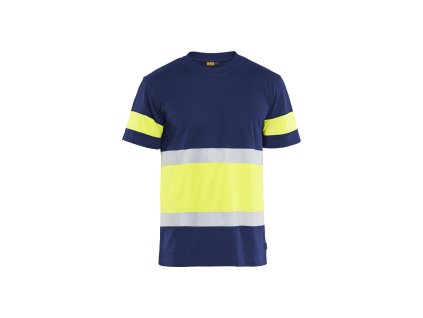 3387 Výstražné tricko (Farba Námornická modr/žlutá, Veľkosť XS)
