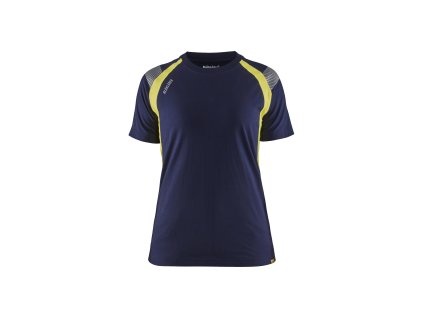 3402 Dámské tricko (Farba Námornická modr/žlutá, Veľkosť XS)