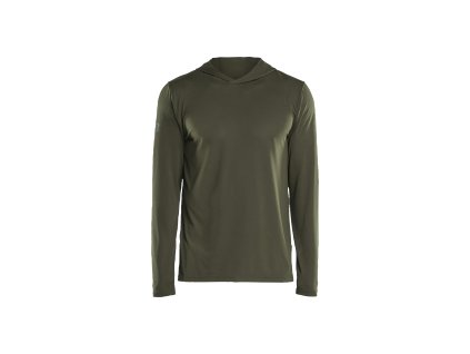 3417 v FUNKČNÍ MIKINA S KAPUCÍ A OCHRANOU PROTI UV ZÁŘENÍ (Farba Noc v lese, Veľkosť XS)