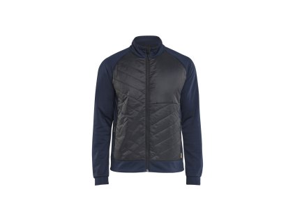 3418 Hybrid sweatshirt (Farba Tmavá námornická modr/cerná, Veľkosť XS)