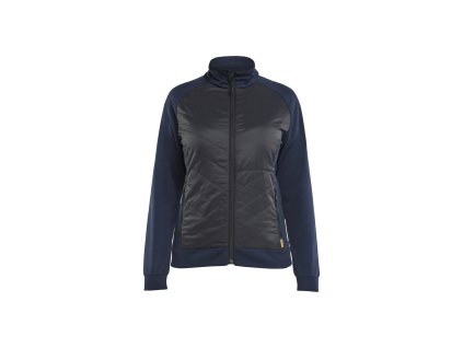 3419 Women's hybrid sweatshirt (Farba Tmavá námornická modr/cerná, Veľkosť XS)