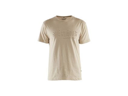 3531 Tričko s 3D potiskem (Farba Warm beige, Veľkosť XS)