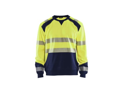 3541 Výstražná Mikina (Farba Žlutá/námornická modr, Veľkosť XS)