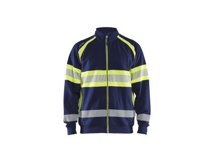 3551 Svetr s reflexními prvky (Farba Námornická modr/žlutá, Veľkosť XS)