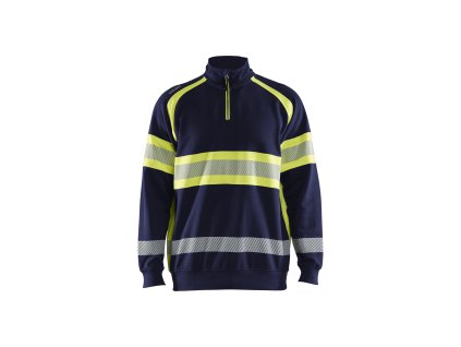 3553 Svetr s reflexními prvky (Farba Námornická modr/žlutá, Veľkosť XS)