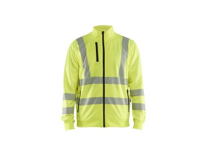 3563 Mikina s reflexními prvky a plným zipem (Farba Žlutá, Veľkosť XS)