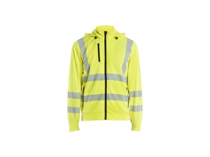 3573 Reflexní mikina s odepínací kapucí (Farba Žlutá, Veľkosť XS)
