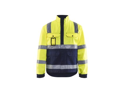 4023 Výstražná Bunda (Farba Žlutá/námornická modr, Veľkosť XS)