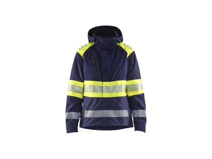 4430 Dámská reflexní funkční bunda (Farba Námornická modr/žlutá, Veľkosť XS)
