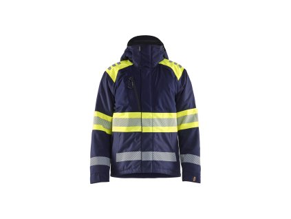 4480 Zimní reflexní bunda (Farba Námornická modr/žlutá, Veľkosť XS)