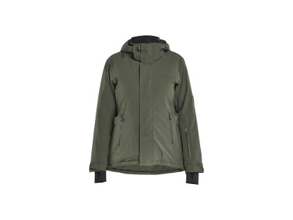 4707 STRIKER Dámská zimní bunda ze strečového materiálu (Farba Noc v lese, Veľkosť XS)