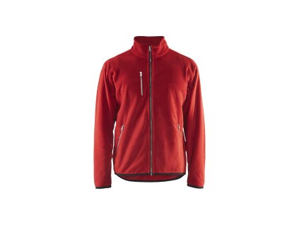 4830 Fleecová bunda (Farba Cervená, Veľkosť XS)