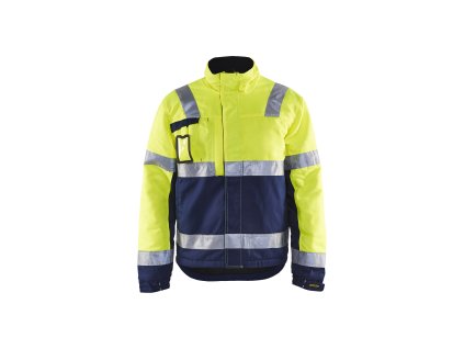 4862 Zimní bunda (Farba Žlutá/námornická modr, Veľkosť S)