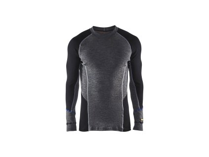 4897 Spodní tricko s dlouhými rukávy WARM, 100% merinová vlna (Veľkosť XS)
