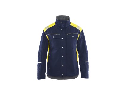 4915 Zimní bunda (Farba Námornická modr/žlutá, Veľkosť XS)