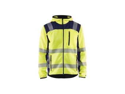 4923 pletená výstražná bunda (Farba Žlutá/námornická modr, Veľkosť XS)