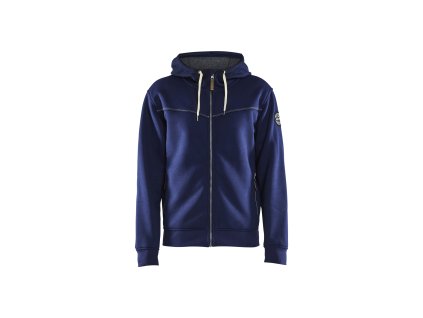 4933 Mikina s kapucí a fleecovou podšívkou (Farba Námornická modr, Veľkosť XS)