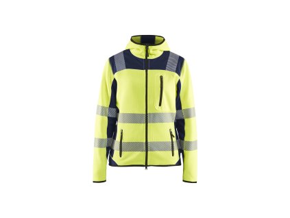 4967 pletená výstražná bunda (Farba Žlutá/námornická modr, Veľkosť XS)