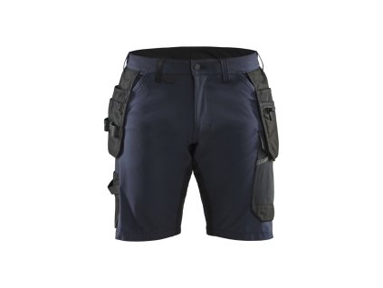 1520 REMESLNICKÉ KRATASY STRECOVÉ VE 4 SMERECH (Farba Tmavá námornická modr/cerná, Veľkosť C44)