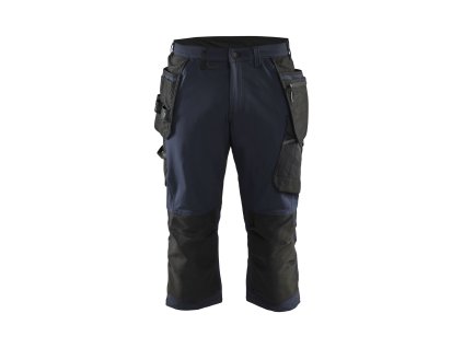 1521 Řemeslnické kalhoty pod kolena se čtyřsměrným strečem (Farba Tmavá námornická modr/cerná, Veľkosť C44)