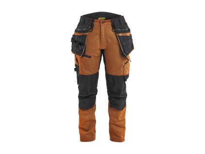 7170 STRIKER Dámské pracovní kalhoty pro řemeslníky ze strečového materiálu (Farba Rezavá/černá, Veľkosť C32)