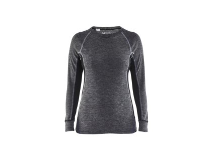 7200 Dámské spodní tricko s dlouhými rukávy WARM, 100% merinová vlna (Veľkosť XS)