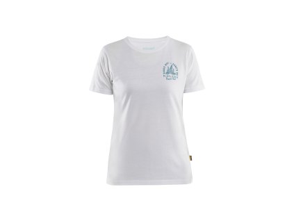 9417 Dámské tričko Blåkläder Beach Club (Farba Bílá, Veľkosť XS)