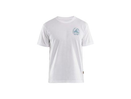 9419 Tričko Blåkläder Beach Club (Farba Bílá, Veľkosť XS)