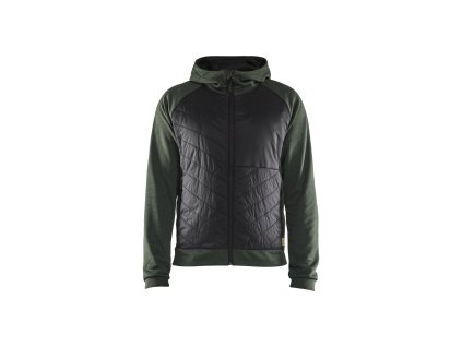 3463 Hybridní svetr (Farba Autumn green/Black, Veľkosť XS)