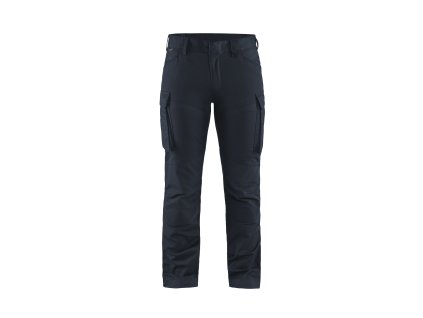 7147 Dámské servisní strecové kalhoty (Farba Tmavá námornická modr, Veľkosť C32)