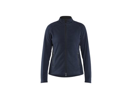 4722 Dámská mikrofleecová bunda (Farba Tmavá námornická modr, Veľkosť XS)