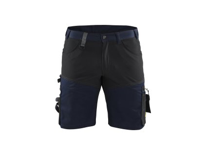1798 Řemeslnické šortky se strečem (Farba Tmavá námornická modr/cerná, Veľkosť C44)